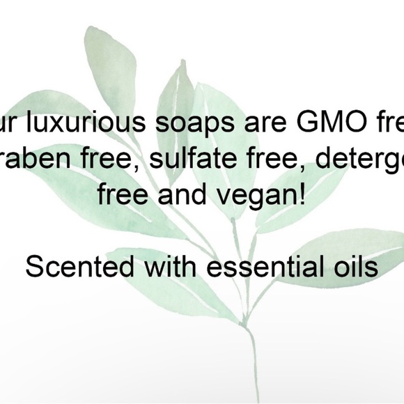 Vibrant Pink and Orange Bath Accessories 24 pc. Shea butter soap bridal shower - Picture 5 of 6